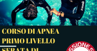 SERATA DI PRESENTAZIONE CORSO DI APNEA