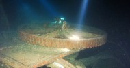 Immersione sul relitto della draga al lago di Garda
