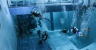 Y-40 immersione presso la piscina termale