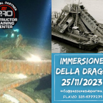 Immersione della draga