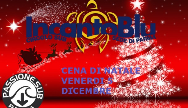 cena sociale con incanto blu
